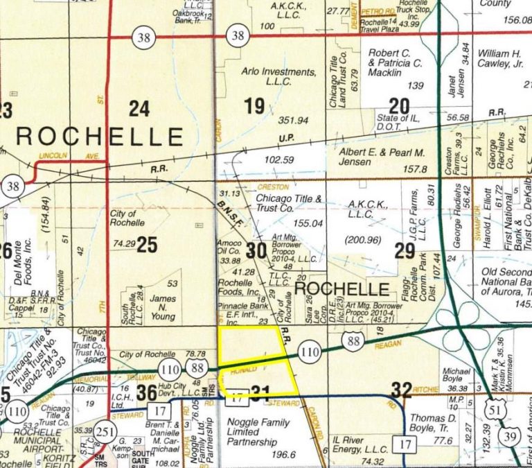 Ogle County Plat Map The Ogle County Crossroads Property